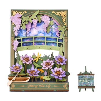 Glittering water Lily.