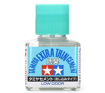 Tamiya Extra thin cement LOW ODOR.