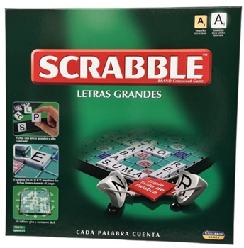 SCRABBLE Juego de palabras (letras grandes).