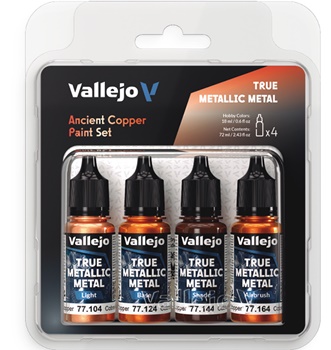 TRUE METALLIC METAL Set de pinturas Cobre Antiguo.