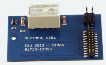 Módulo de conmutación de patín para para decoders Lokpilot o Loksound