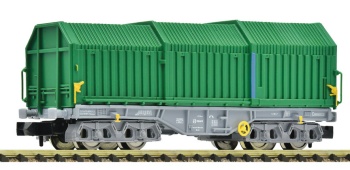 Vagón tipo type Shimms RENFE, color verde, época V.