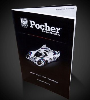 Manual de instrucciones Porsche 917 KH Martini Edition.