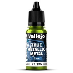 TRUE METALLIC METAL Base Verde Ámbar, 18ml (35).
