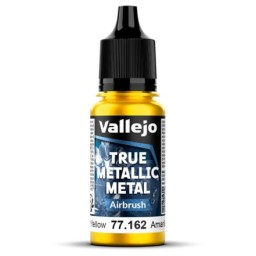 TRUE METALLIC METAL Airbrush Amarillo Radiante, 18ml (62).
