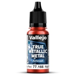 TRUE METALLIC METAL Airbrush Rojo Rubí, 18ml (66).
