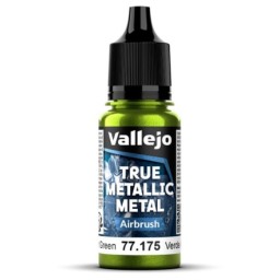 TRUE METALLIC METAL Airbrush Verde Ámbar, 18ml (75).