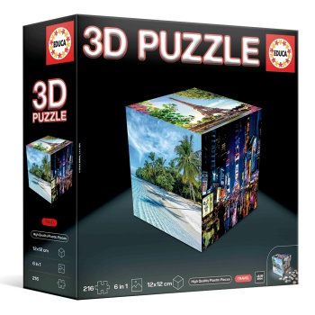 Puzzle 3D TRAVEL.