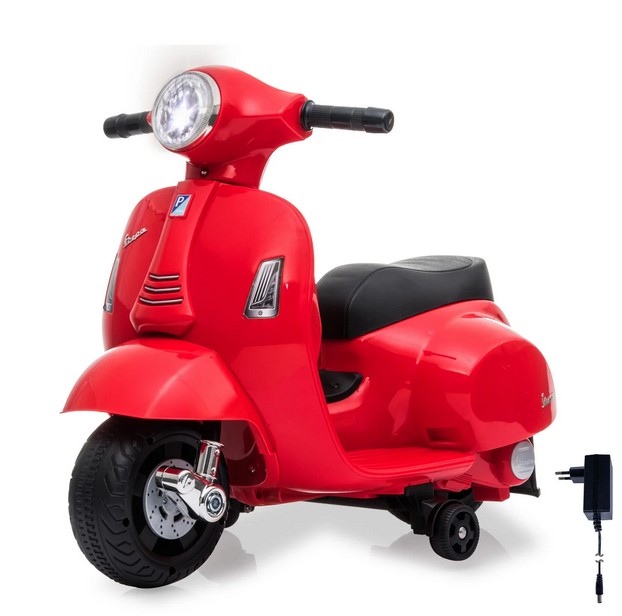 Vespa mini en color rojo.