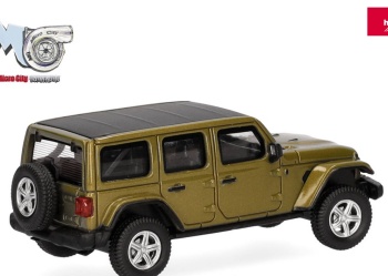 Jeep Wrangler verde.