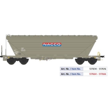 Vagón Uagpps NACCO, época VI.