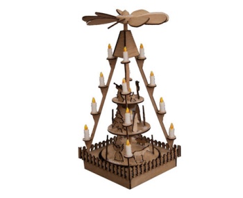 Piramide de Mercado Navideño.