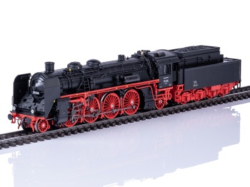 Locomotora de vapoe clase 19.0 Saxon Pride, época III.