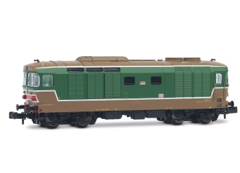 Locomotora diesel D445 1030 FS color verde Isabella, época IV.