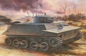WW.II IJN Amphibious tank type 2 Ka-Mi.
