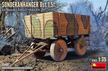 Sonderanhanger Ost 1.5t German cargo trailer.