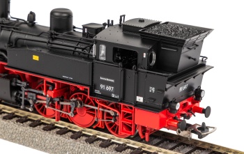 Locomotora de vapor BR91 697 DR, época III