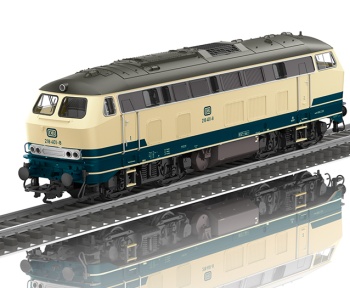 Locomotora diesel clase 218 DB, época IV.