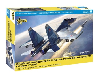 Russian Air Superiority fighter SU-30SM Flanker, escala 1/48.
