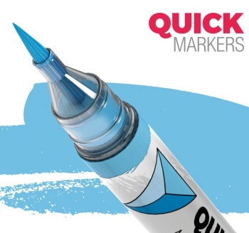 QUICK MARKERS ICE BLUE