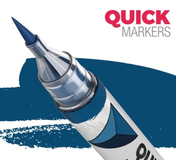 QUICK MARKERS NIGHT BLUE
