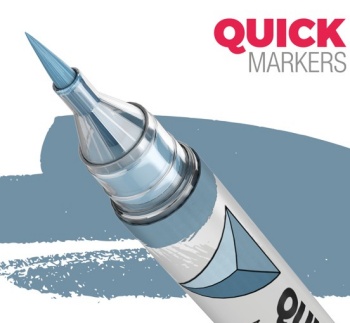 QUICK MARKERS WOLF BLUE GREY