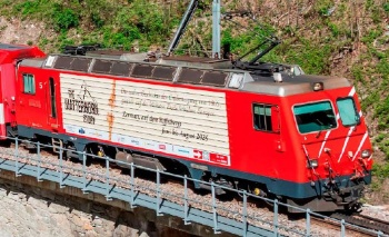 Locomotora MGB HGe 4/4 5 Matterhorn Story.