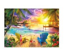 Playa del amor, 1000 piezas.