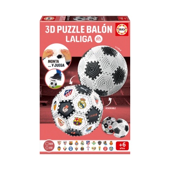 3D Puzzle balón LA LIGA.