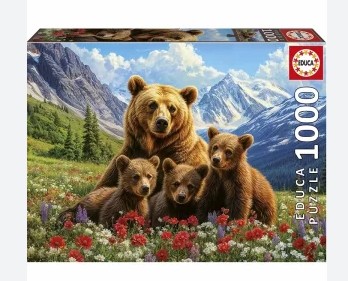 Osos pardos en Canada, 1000 piezas.