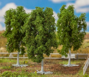 Set de 3 arboles de 90mm.