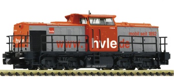 Locomotora diesel V 160.6 del ferrocarril de Havelland, época VI.