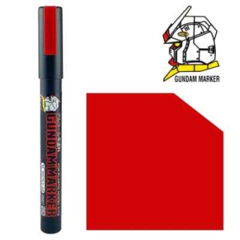 GUNDAM MARKER color rojo.
