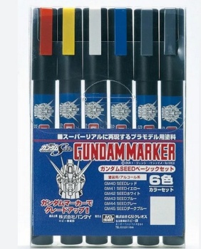 Set básico de rotuladores GUNDAM MARKER.