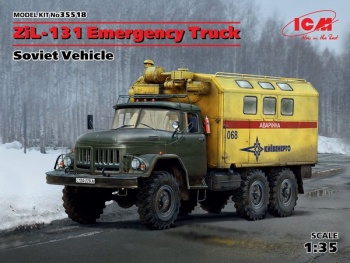 ZiL-131 Emergency truck Soviet vehicle, escala 1/35.