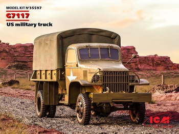 G7117 US military truck, escala 1/35.