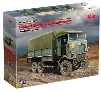 Leyland Retriever General Service WWII Britisk truck, escala 1/35.