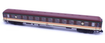 Coche BB-8601 Estrella, línea verde, 2ª Clase época IV.