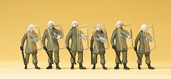 Policia antidisturbios.