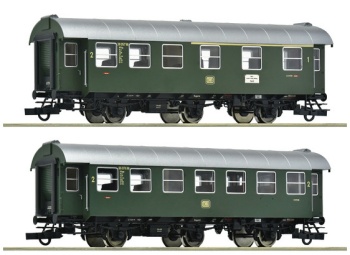 Set de dos coches pasajeros dos vagones de conversión de 3 ejes de la