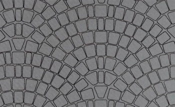 Placa de cartón imitación baldosa.