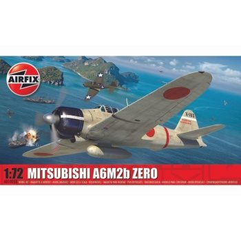 Mitsubishi A6M2b ZERO. Kit de plástico escala 1/72.