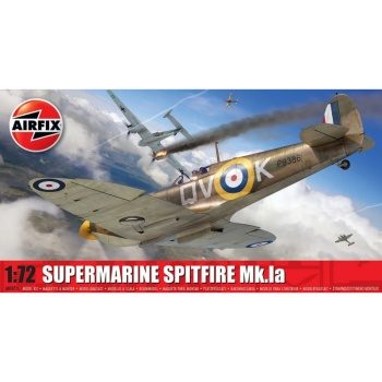 Supermarine Spitfire Mk. Ia. Kit de plástico escala 1/72.