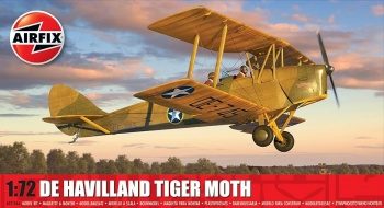 DeHavilland Tiger Moth. Kit de plástico escala 1/72.