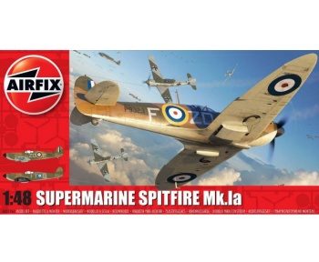 Supermarine Spitfire Mk. Ia. Kit de plástico escala 1/48.