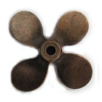 Hélice de 4 palas de metal 30mm.