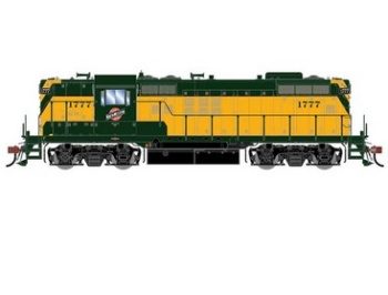 Locomotora Chicago North Western GP18 1777.