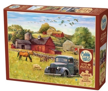 Atardecer de verano en la granja, 275 piezas.