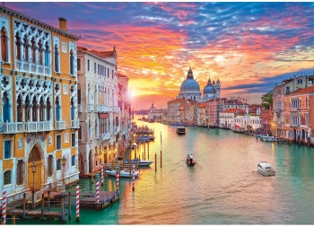 Gran canal , Venecia.