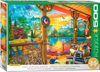 Pescando temprano, 500 piezas.
